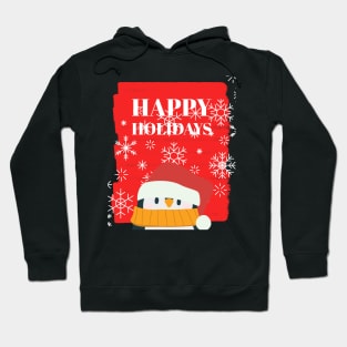 Happy Holidays Penguin Hoodie